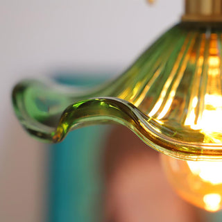 Glass Hibiscus Flower Swag Light Arkstarhome