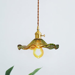 Glass Hibiscus Flower Swag Light Arkstarhome