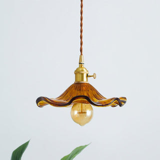 Glass Hibiscus Flower Swag Light Arkstarhome
