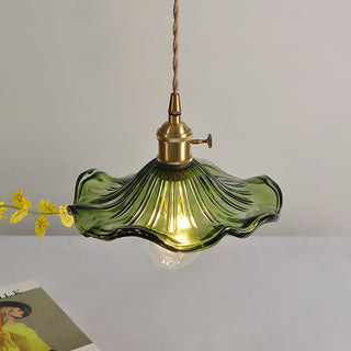 Glass Hibiscus Flower Swag Light Arkstarhome