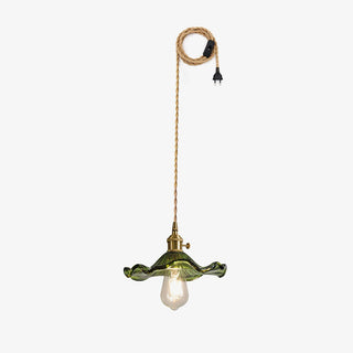 Glass Hibiscus Flower Swag Light Arkstarhome