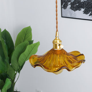 Glass Hibiscus Flower Swag Light Arkstarhome