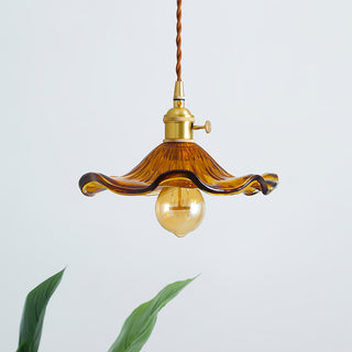 Glass Hibiscus Flower Swag Light Arkstarhome