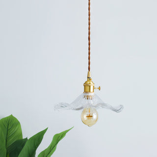 Glass Hibiscus Flower Swag Light Arkstarhome