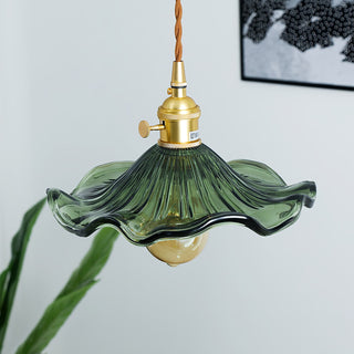 Glass Hibiscus Flower Swag Light Arkstarhome
