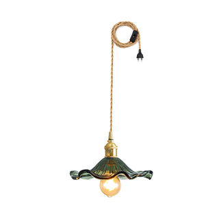 Glass Hibiscus Flower Swag Light Arkstarhome