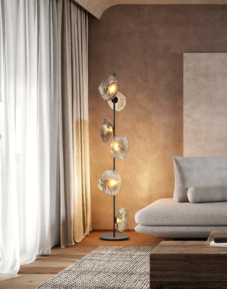 Glass Petals Floor Lamp Arkstarhome