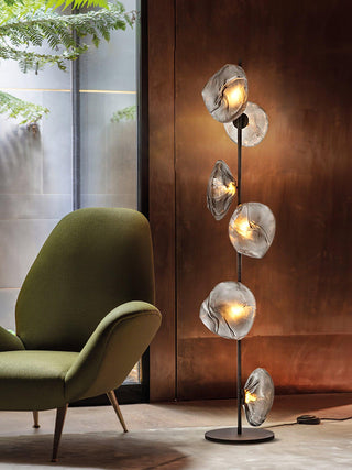 Glass Petals Floor Lamp Arkstarhome