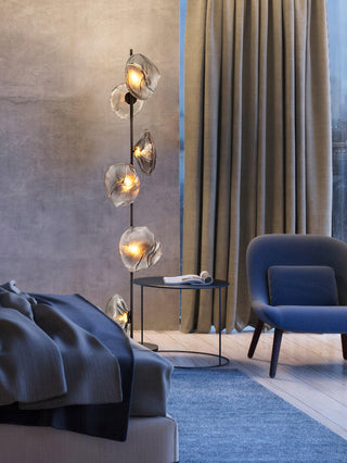 Glass Petals Floor Lamp Arkstarhome