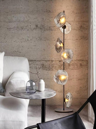 Glass Petals Floor Lamp Arkstarhome