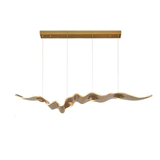 Gold Ribbon Chandelier Arkstarhome