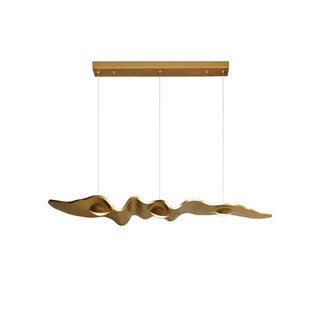 Gold Ribbon Chandelier Arkstarhome