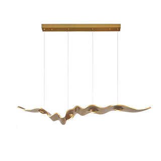 Gold Ribbon Chandelier Arkstarhome