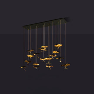 Brass Aviary Constellation Chandelier Arkstarhome
