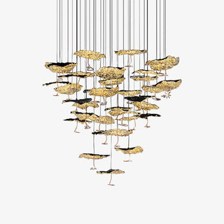 Brass Aviary Constellation Chandelier Arkstarhome