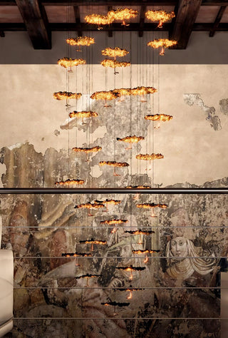 Brass Aviary Constellation Chandelier Arkstarhome