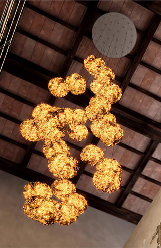 Brass Aviary Constellation Chandelier Arkstarhome