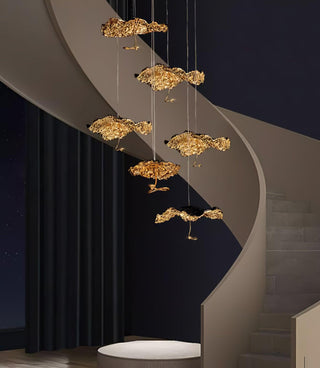Brass Aviary Constellation Chandelier Arkstarhome