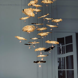 Brass Aviary Constellation Chandelier Arkstarhome