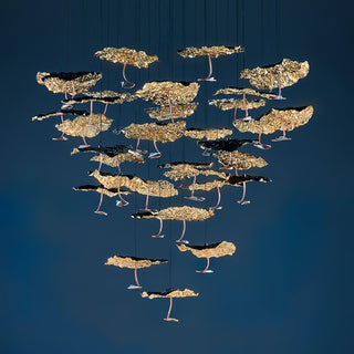 Brass Aviary Constellation Chandelier Arkstarhome