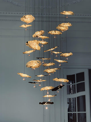 Brass Aviary Constellation Chandelier Arkstarhome