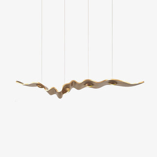 Gold Ribbon Chandelier Arkstarhome