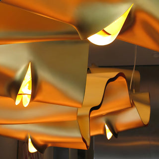 Gold Ribbon Chandelier Arkstarhome