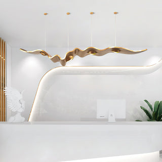 Gold Ribbon Chandelier Arkstarhome