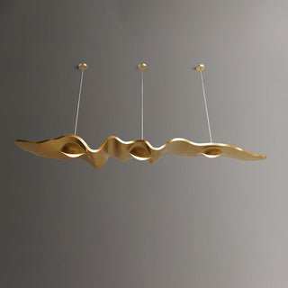 Gold Ribbon Chandelier Arkstarhome