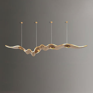 Gold Ribbon Chandelier Arkstarhome