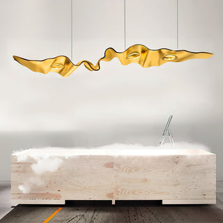 Gold Ribbon Chandelier Arkstarhome