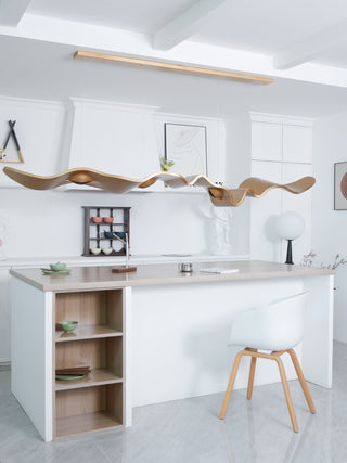 Gold Ribbon Chandelier Arkstarhome