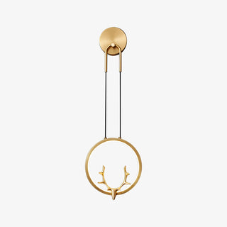Golden Antler Wall Light Arkstarhome