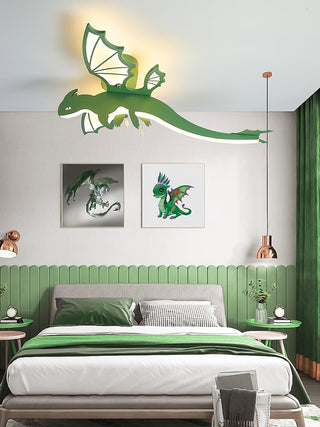 Green Dinosaur Ceiling Light Arkstarhome