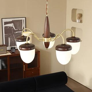 Hazelnut Branch Chandelier Arkstarhome