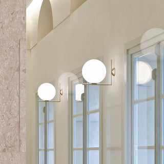 Blown Glass Opal Glass Wall Lamp Arkstarhome