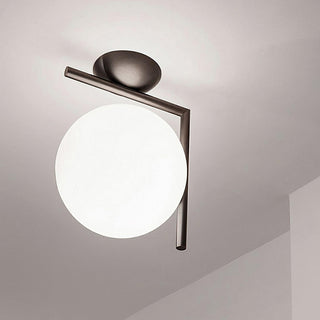 Blown Glass Opal Glass Wall Lamp Arkstarhome