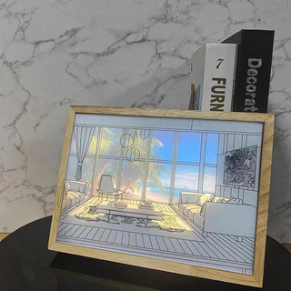 Illuminated Bedside Art Lamp Arkstarhome