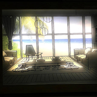 Illuminated Bedside Art Lamp Arkstarhome