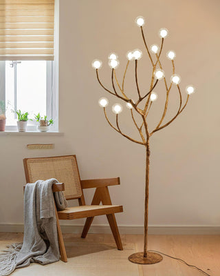 Imitation Wood Floor Lamp Arkstarhome