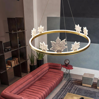 Ion Leaf Chandelier Arkstarhome