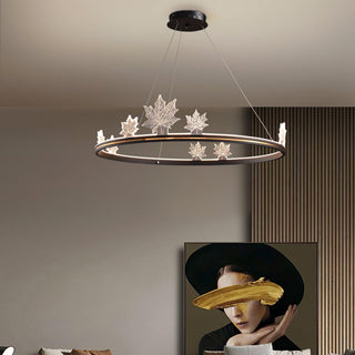 Ion Leaf Chandelier Arkstarhome