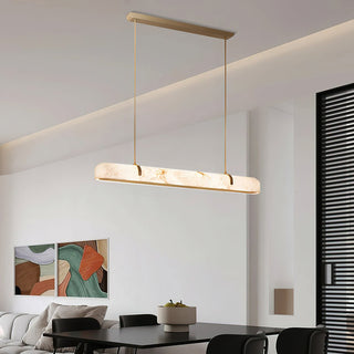 Linear Alabaster Chandelier Arkstarhome