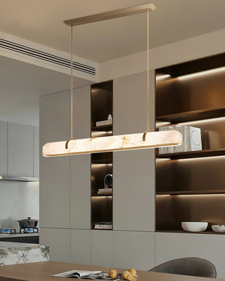 Linear Alabaster Chandelier Arkstarhome