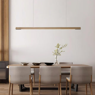 Linear Wooden Pendant Light Arkstarhome