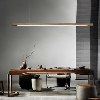 Linear Wooden Pendant Light Arkstarhome
