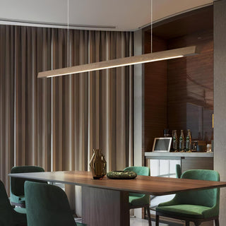 Linear Wooden Pendant Light Arkstarhome