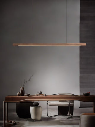 Linear Wooden Pendant Light Arkstarhome