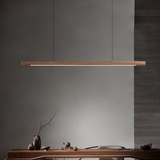 Linear Wooden Pendant Light Arkstarhome
