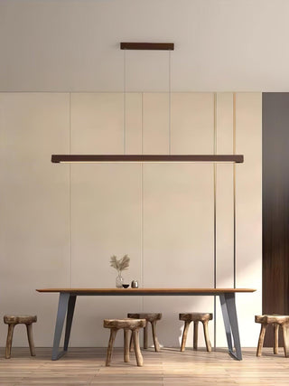 Linear Wooden Pendant Light Arkstarhome